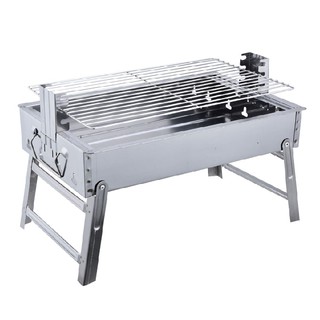 Bếp nướng than hoa Inox Thay đổi chiều cao vỉ, chống cháy thực phẩm