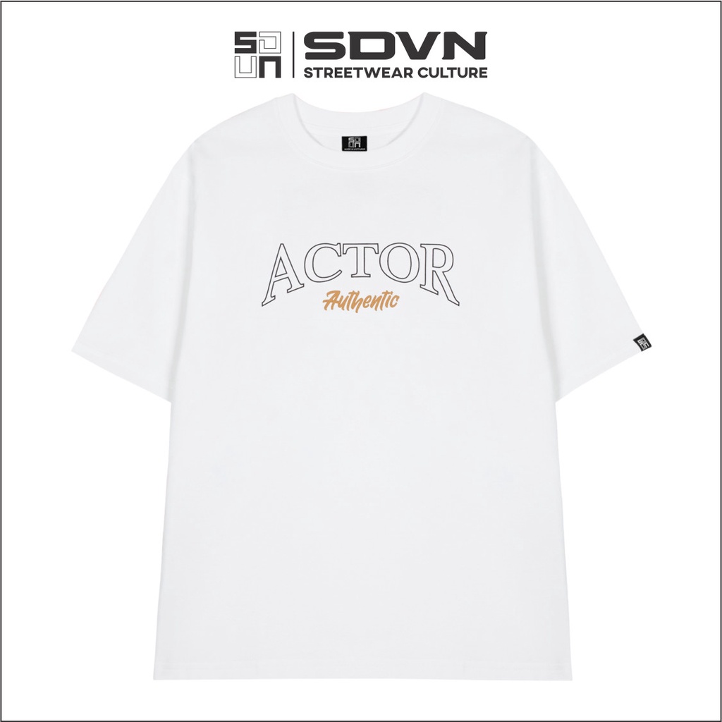 Áo Thun Unisex Nam Nữ Form rộng Local Brand SDVN Actor