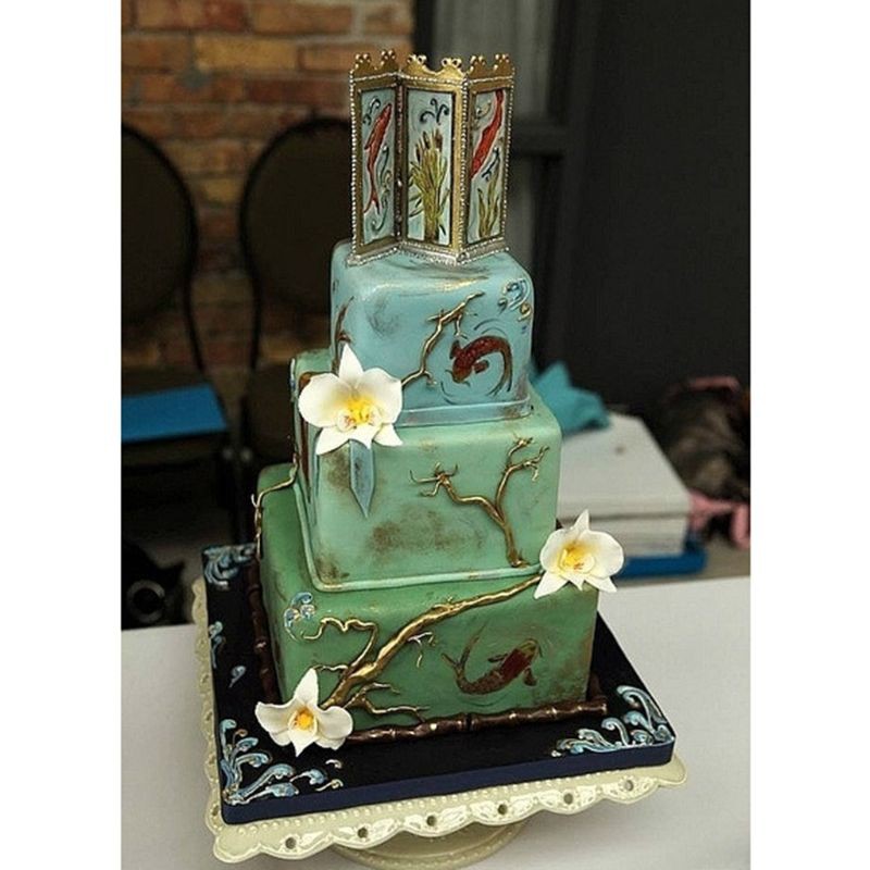 Bộ 15 cọ vẽ trang trí bánh kem tiện dụng chất lượng cao