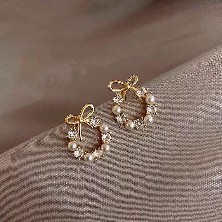 Bông Tai Bạc 925 Phong Cách Hàn Quốc