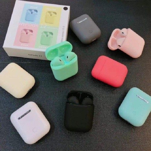 Tai Nghe Nhét Tai inPods 12 Eleven i12 TWS Macaron Bluetooth 5.0 Âm Thanh Hifi Chất Lượng Cao