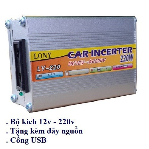 Bộ đổi nguồn 12v 220v