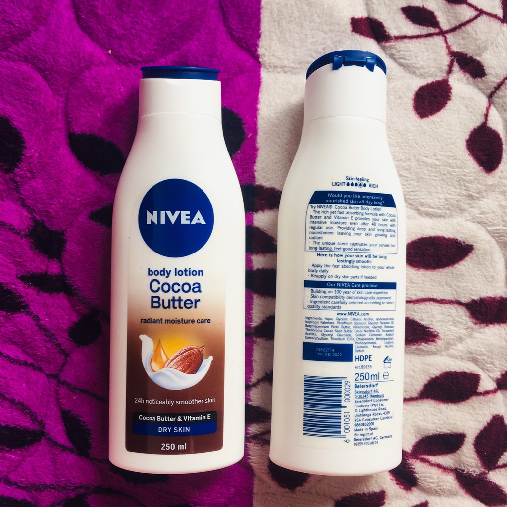 Dưỡng thể giữ ẩm da NIVEA Body Lotion 200ml [ Spain]