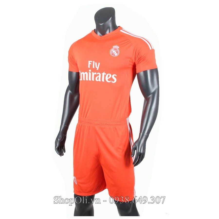 Quần áo bóng đá Real cam 2017-2018