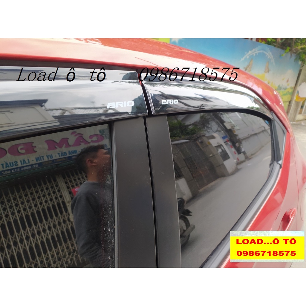 Vè Che Mưa Xe Honda Brio 2023-2018 Mẫu Vè Đen Cao Cấp Nhất Thị Trường