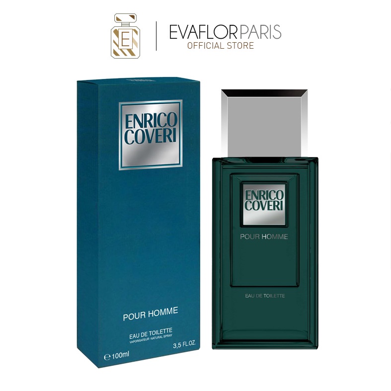Nước hoa Pháp Evaflor Enrico Coveri Pour Homme nam tính (12ml, 50ml &amp; 100ml)