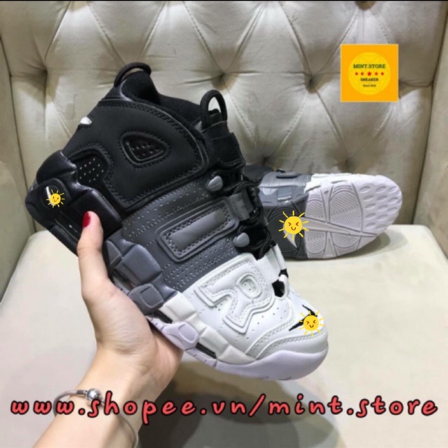 6/6 [Xả Kho] (Video cận cảnh) Giày thể thao sneakers uptempo 3 màu uy tin .