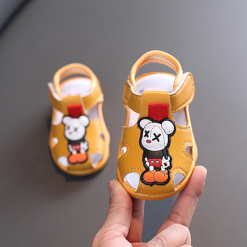 GIÀY XĂNG ĐAN CÓ PHÁT ÂM THANH CHO BÉ TRAI BÉ GÁI 6-36 THÁNG TẬP ĐI. DÉP QUAI HẬU CAO CAASO CHO BÉ. BABY LINK