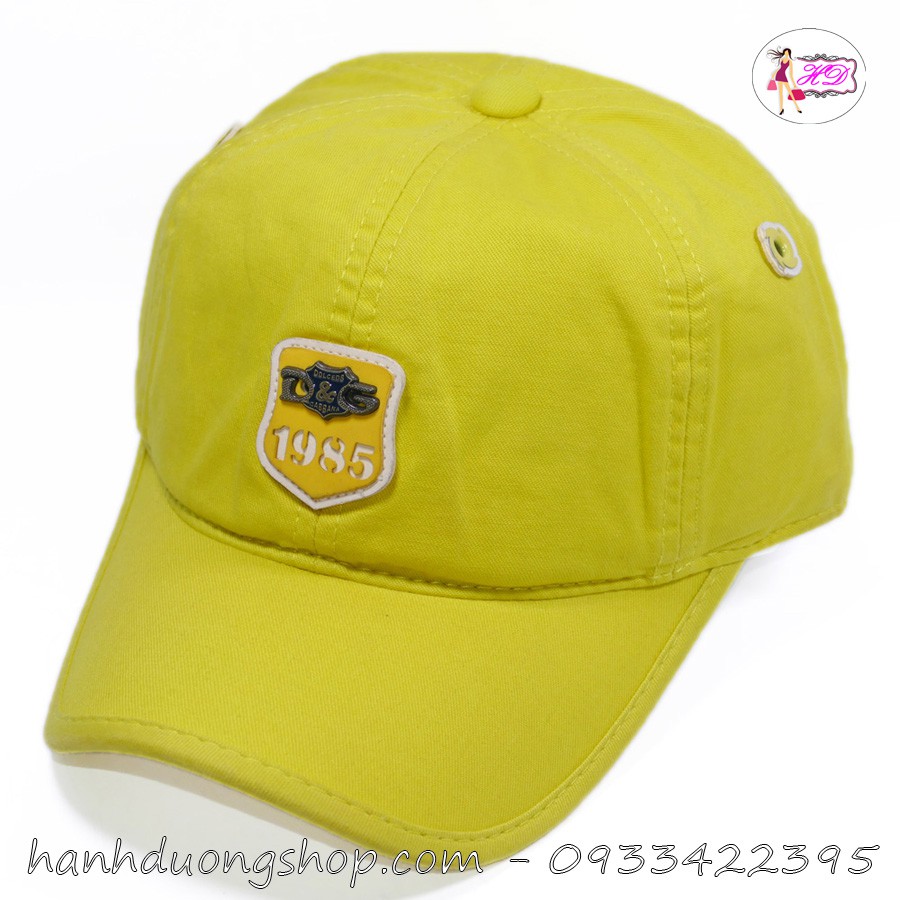 [ HÀNG ĐẸP GIÁ RẼ ] Mũ lưỡi trai nam DG 1985 nón kết nữ đẹp chất liệu vải cao cấp dễ thấm hút mồ hôi mẫu mã đẹp