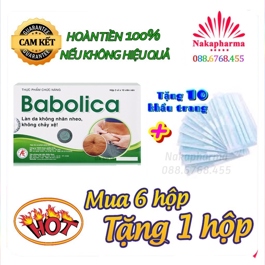 BABOLICA – Chống rạn và chảy xệ nhăn nheo da, giúp làm căng vết nhăn cho phụ nữ mang thai và sau sinh