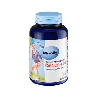 [Hàng chuẩn] Viên uống Mivolis Calcium D3 lọ 300 viên