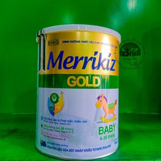 Sữa bột Merrikiz Baby từ 6-36 tháng tuổi 900g