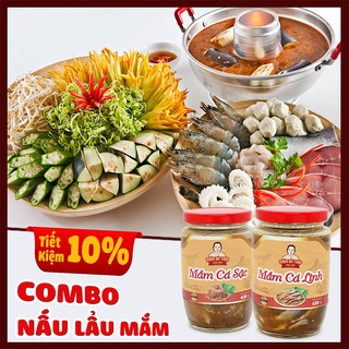 Combo nấu lẩu mắm - mắm bà thạo - vựa mắm châu đốc