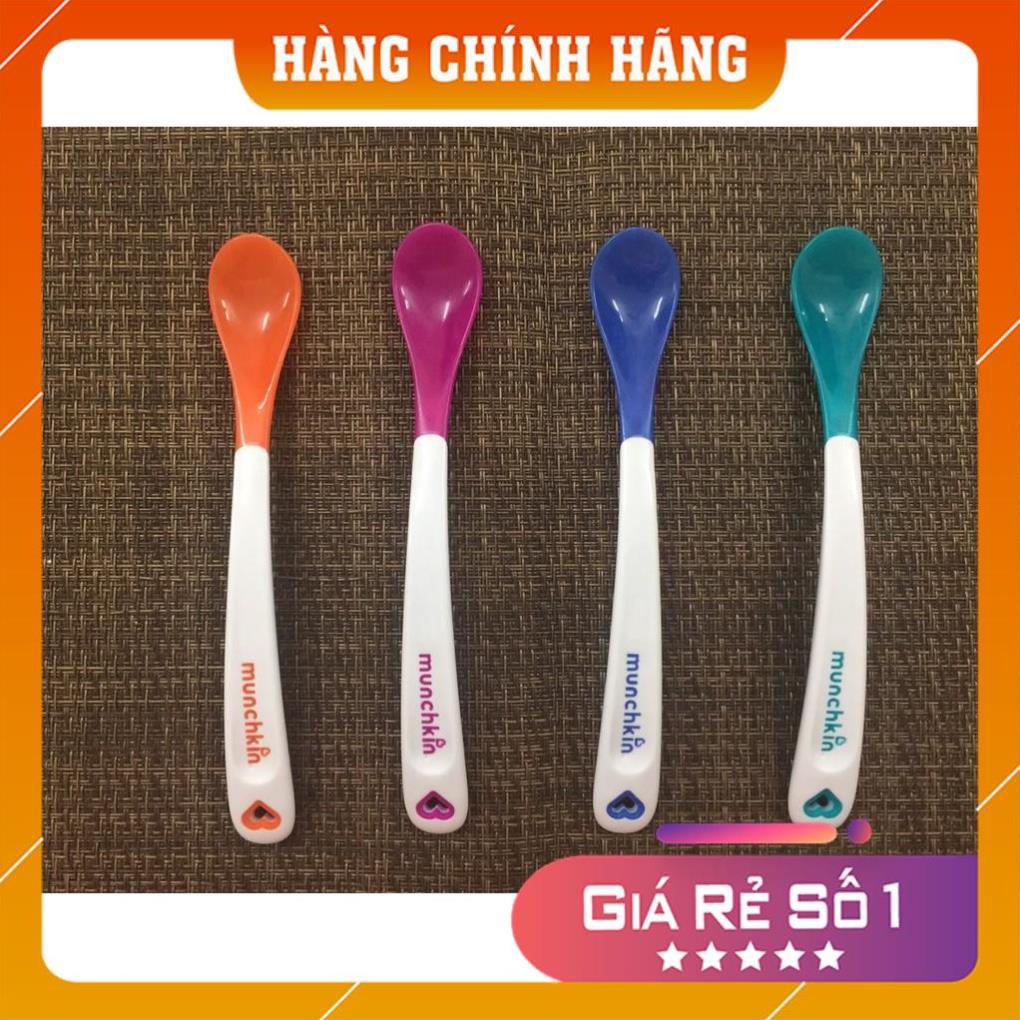Thìa báo nóng Munchkin cho bé ăn dặm