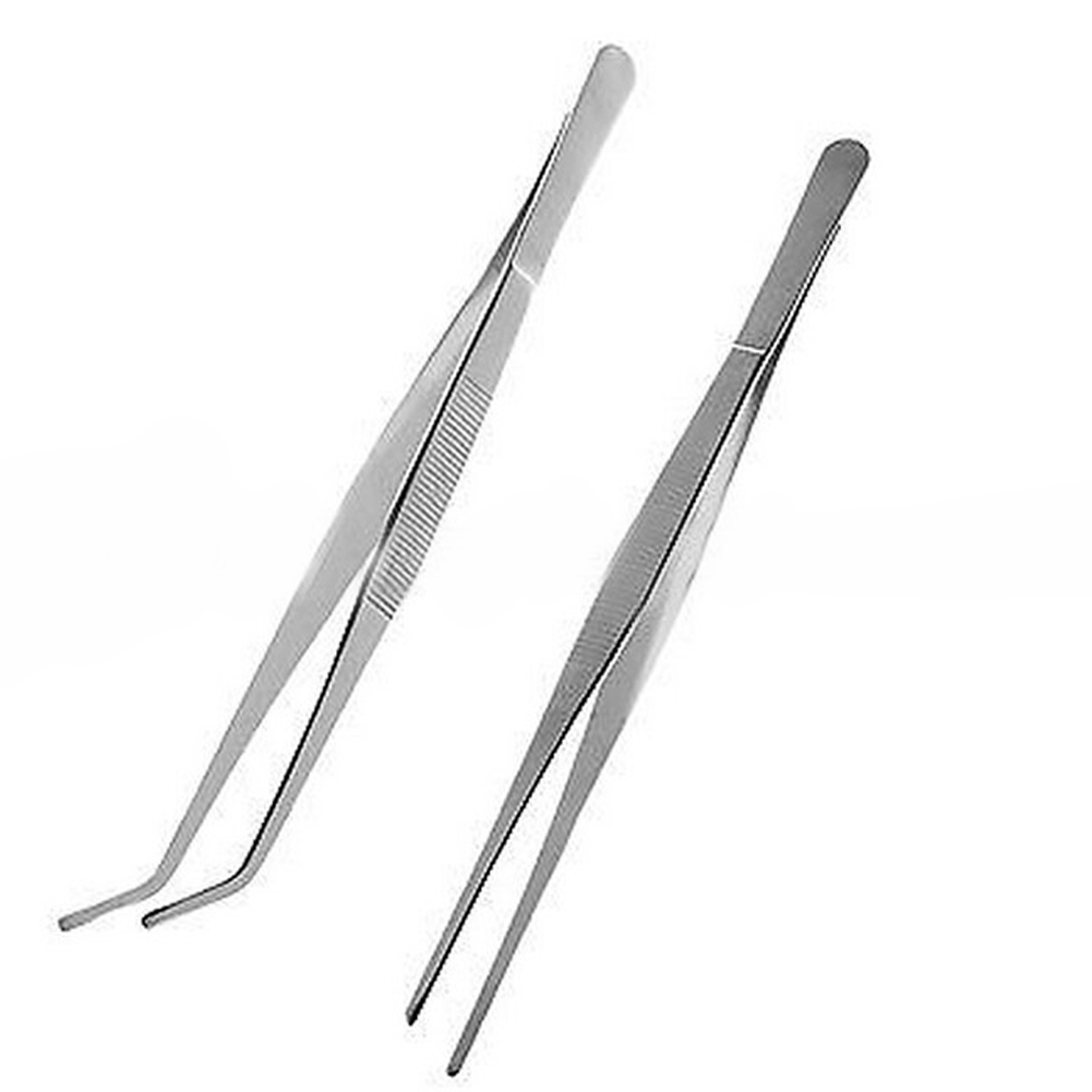 Kẹp gắp thức ăn cho thú cưng bò sát 10 25cm bằng thép không gỉ