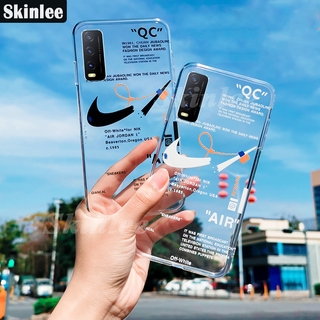 CLEAR OFF WHITE Ốp Lưng Mềm Trong Suốt Chống Trầy Cho Vivo Y20 Y20 2020