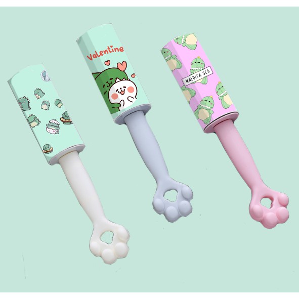 Lô cuộn ngựa thần LCL1 hút lông tóc vết bẩn lăn bụi gấu brown molang pusheen 3ae gấu tonton khủng long hổ mập cherie