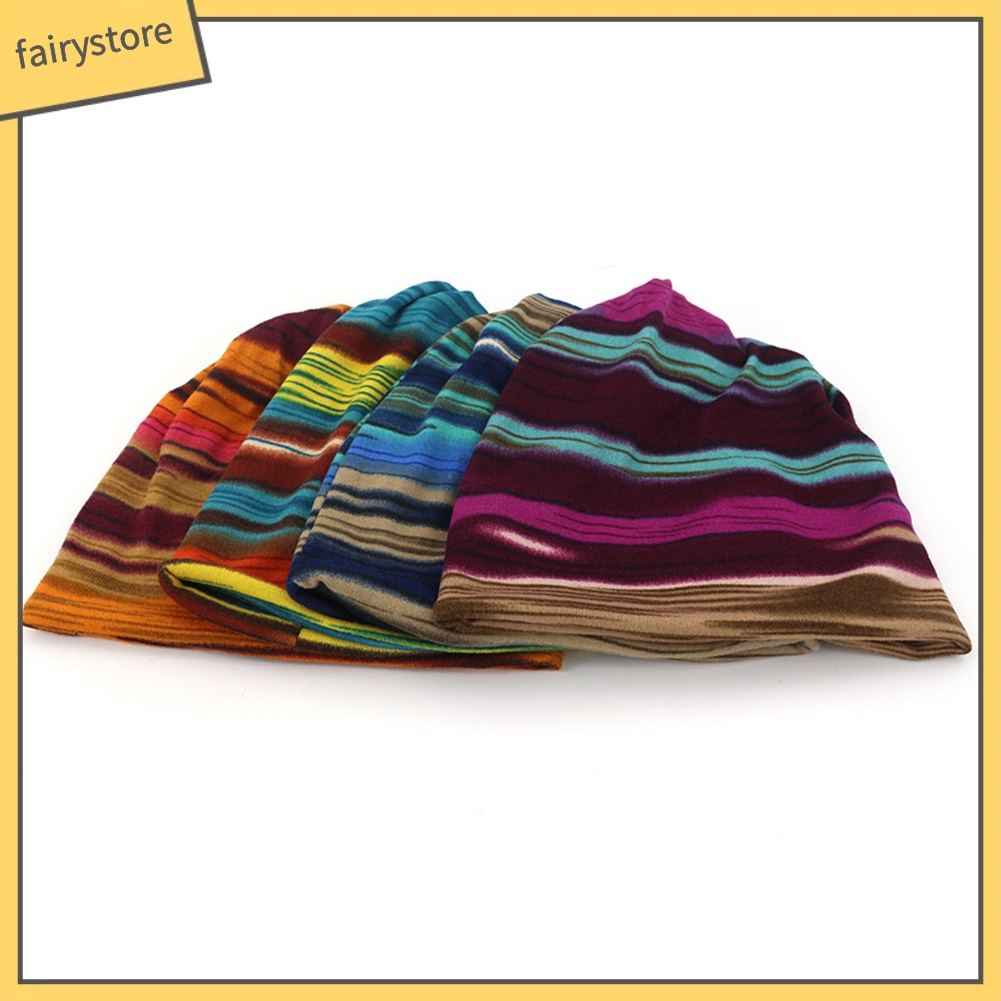 Mũ Trùm Đầu Và Cổ 2 Trong 1 Hoạ Tiết Kẻ Sọc Cho Nam Và Nữ