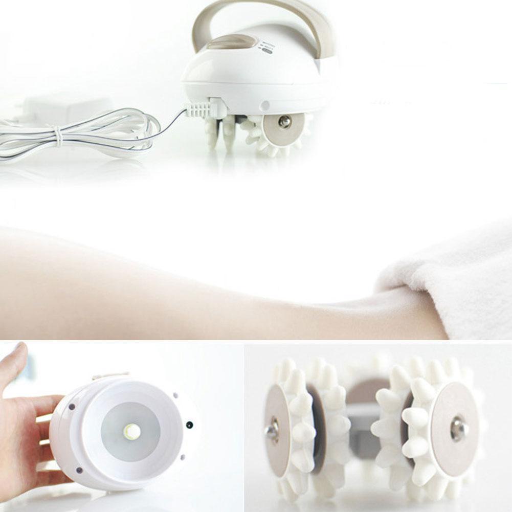 Mini gear push fat machine face-lift 3D small roller portable full electric massager body R1B8