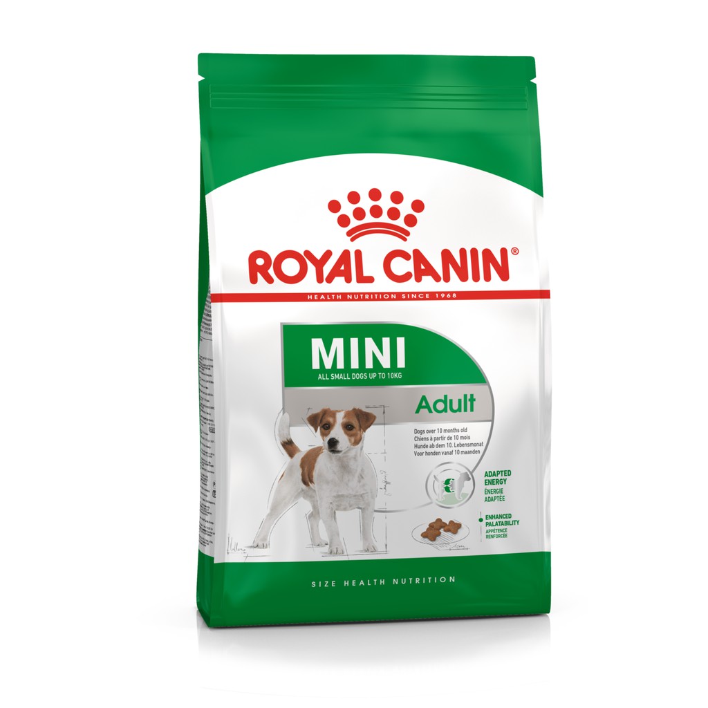 Thức ăn cho chó trưởng thành Royal Canin Mini Adult 8kg, thức ăn cho chó nhỏ trưởng thành