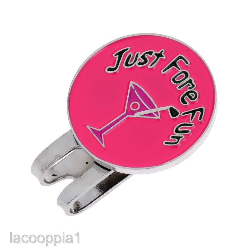 [Lacooppia1] Kẹp Nón Chơi Golf Mini Bằng Hợp Kim Có Nam Châm Đánh Dấu Kiểu Khác Nhau