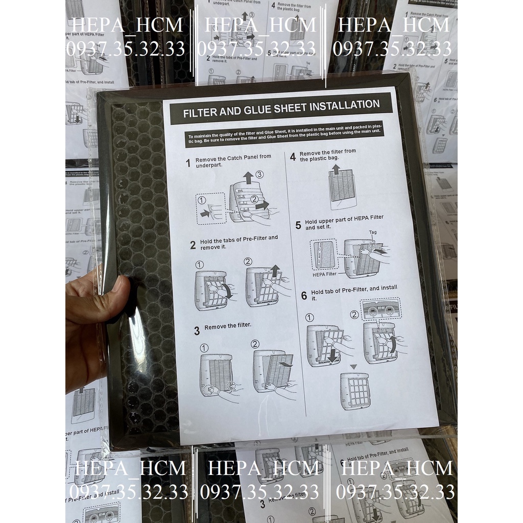 Than hoạt tính lọc kk sharp FZ-F30DFE , FP-J30E-A/B/P, KC-F30EV, FP-GM30E, FP-JM30V,KC-30T5