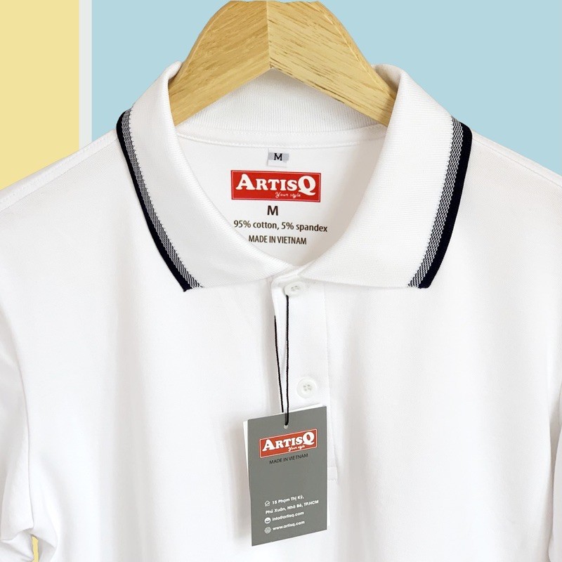 Áo cổ trụ cotton 100% ArtisQ dòng doanh nhân | BigBuy360 - bigbuy360.vn