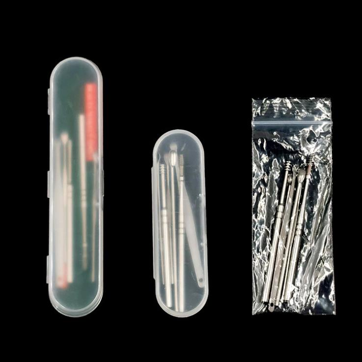 Bộ Dụng Cụ Ngoáy Tai, Lấy Ráy Tai, Massage tai Inox 5 Món