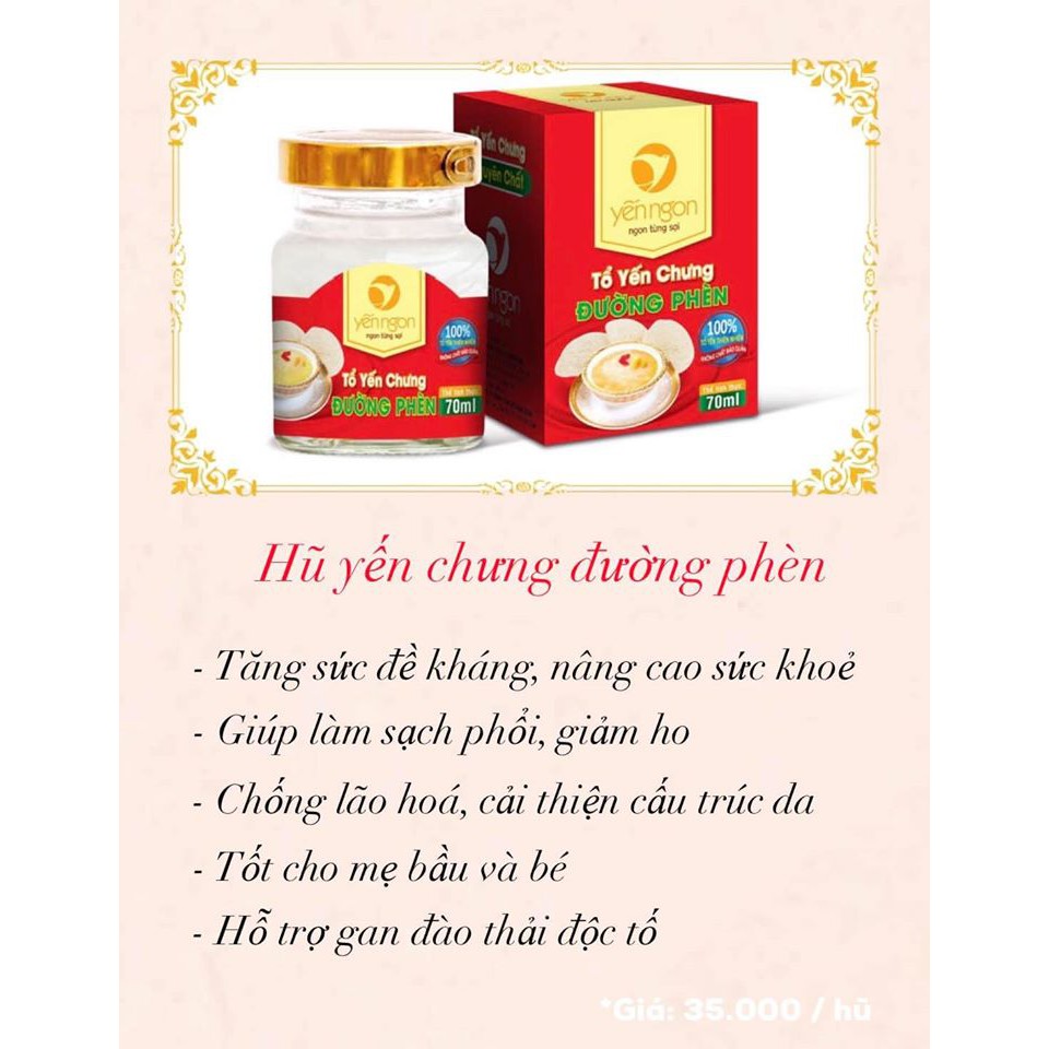 TỔ YẾN CHƯNG ĐƯỜNG PHÈN | BigBuy360 - bigbuy360.vn