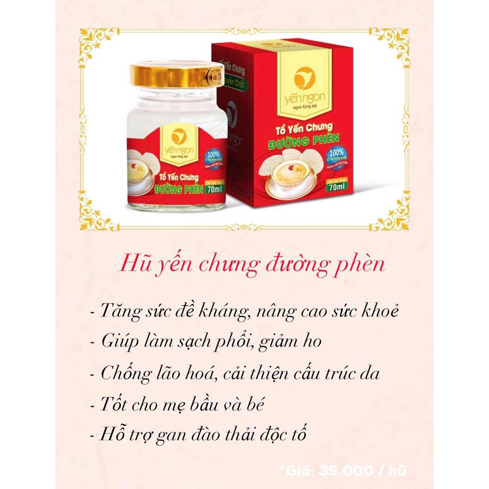 Yến Ngon chưng đường phèn