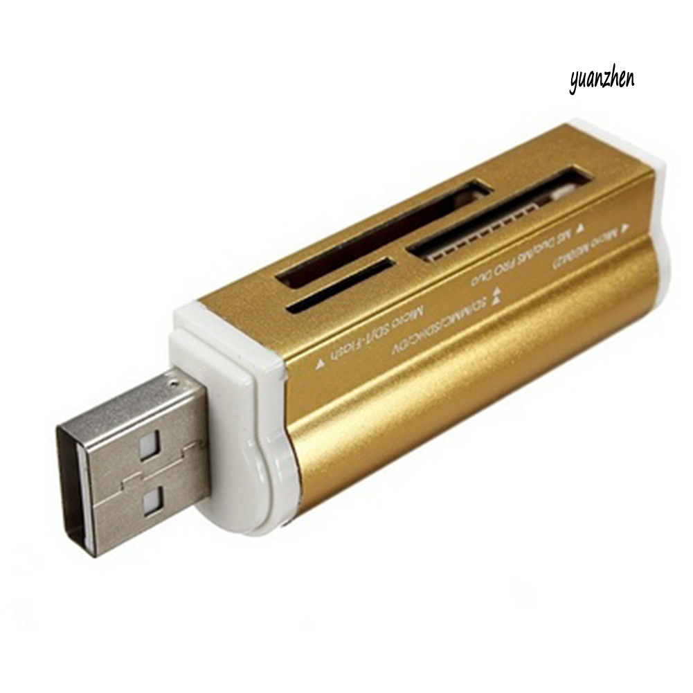 Đầu Đọc Thẻ Nhớ Tốc Độ Cao Usb 2.0 Micro Sd Tf Mmc Sdhc Ms | BigBuy360 - bigbuy360.vn