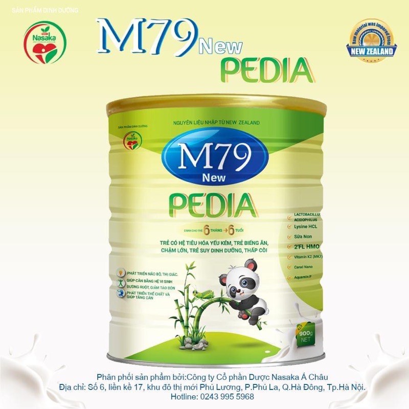 SỮA M79 PEDIA 900G