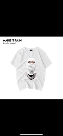 Áo phông mặt nạ Make it Rain 2 màu