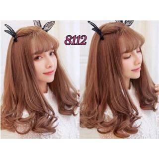 Tóc giả cả đầu ❤FREESHIP❤ tóc giả nguyên đầu xoăn tự nhiên - mã 8112