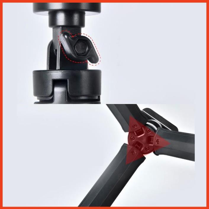 Giá đỡ điện thoại máy ảnh Tripod hỗ trợ chụp ảnh livestream quay video với ưu điểm xoay được nhiều góc độ-GD368