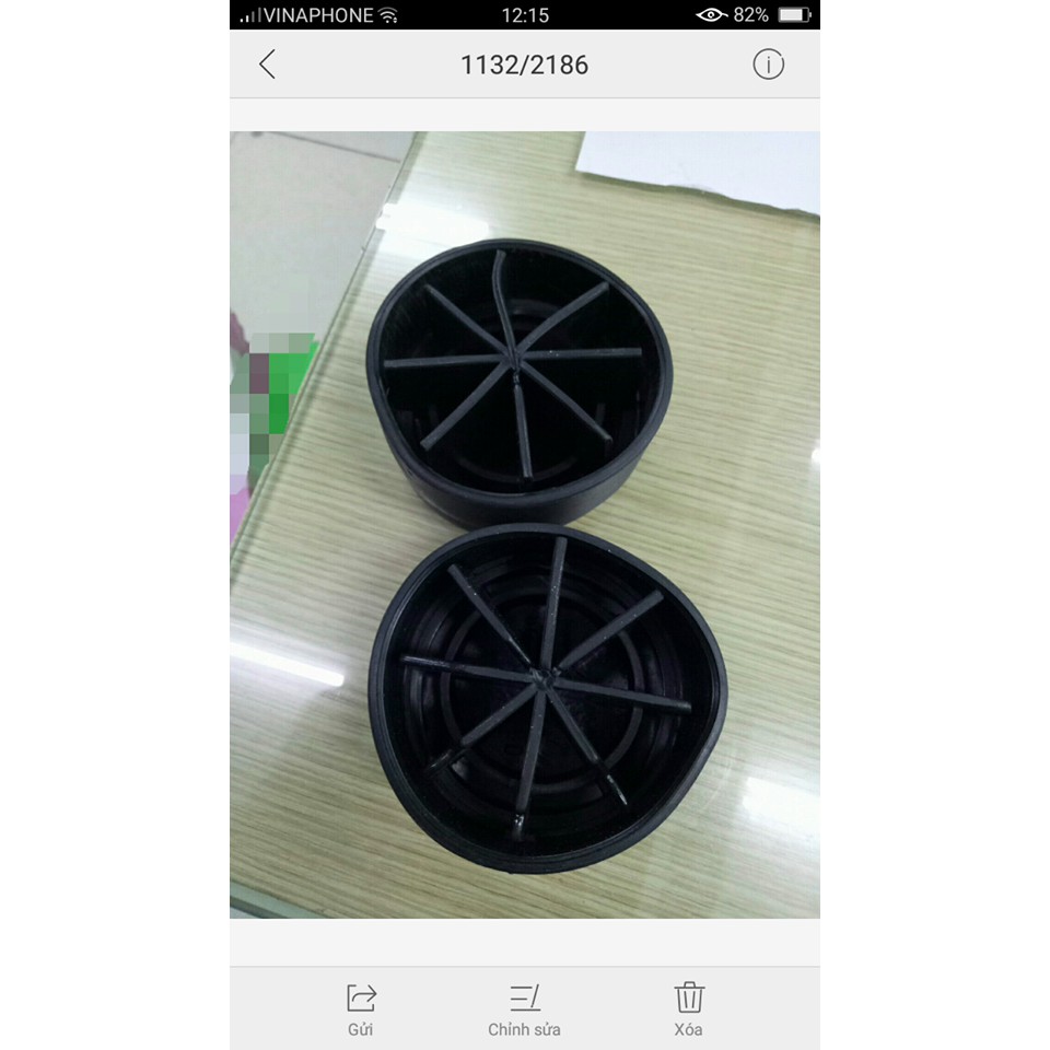 Combo Chân đế cao su thang nhôm rút