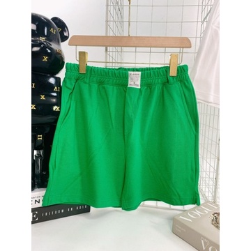 Quần shorts chất thun cotton dày dặn cực đẹp 4 màu đen xanh hồng cam