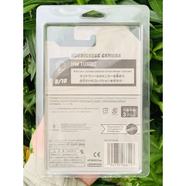 Hobby Store Hộp Bảo Vệ Card Xe Mô Hình Hot Wheels Basic