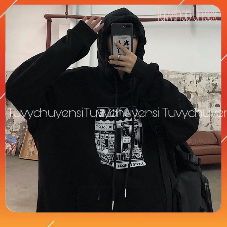 Áo hoodie ullzang nữ form rộng trơn chất nỉ BST áo thu đông unisex ullzang 2020