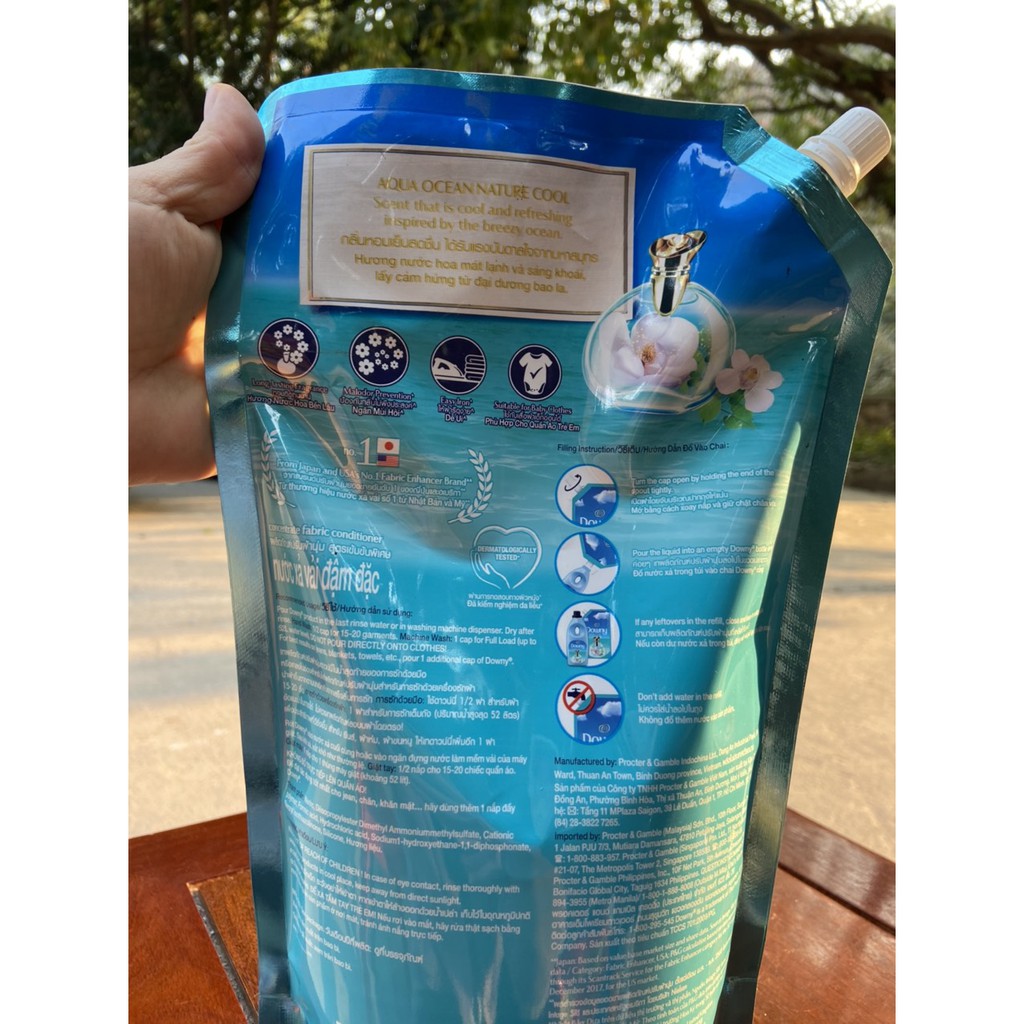 NƯỚC XẢ VẢI DOWNY ĐẠI DƯƠNG XANH AQUA OCEAN 1.3L