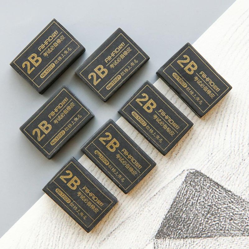 Cục Tẩy Bút Chì Đa Năng 2B Màu Đen Tiện Dụng