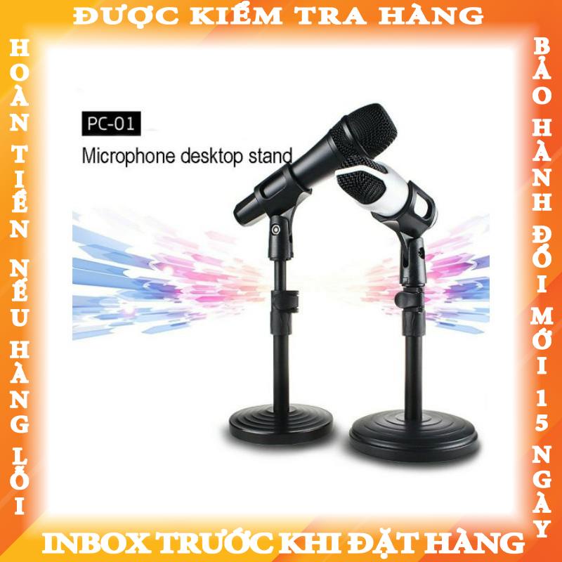 Chân mic để bàn hay giá đỡ mic dòng 1 mic - chân micro dùng tốt cho các mic như C7 C11 C16 angthuy