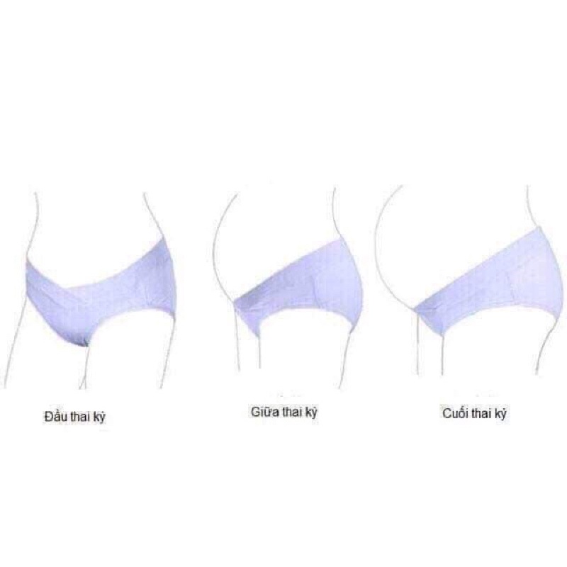 ♥️ Shop Uy Tín ♥️Quần lót bầu su thông hơi, quần lót su  dành cho bà bầu