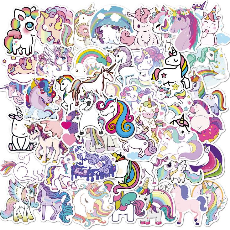 Sticker dán cao cấp Ngựa Pony Cực COOL ms#147