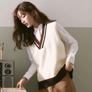 Áo gile cổ tim basic siêu hot