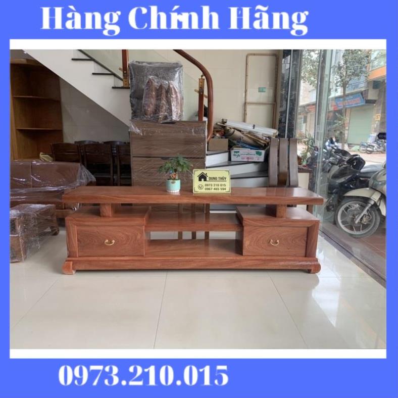 HÀNG CHÍNH HÃNG   Kệ tivi gỗ hương đá KT01 giá gốc tại xưởng