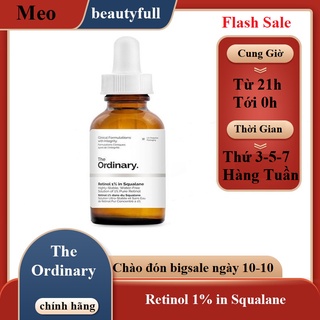 Serum Giảm Mụn, Cải Thiện lão hóa The Ordinary Retinol 1% in Squalane