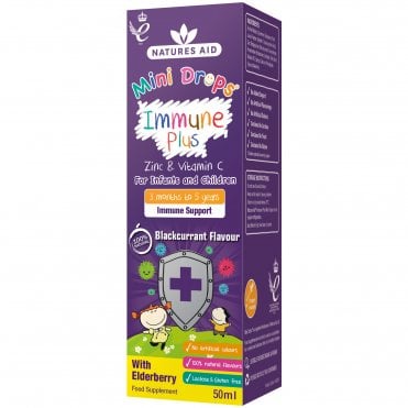 Natures Aid Mini Drops Immune Tăng đề kháng giọt UK (50ml)