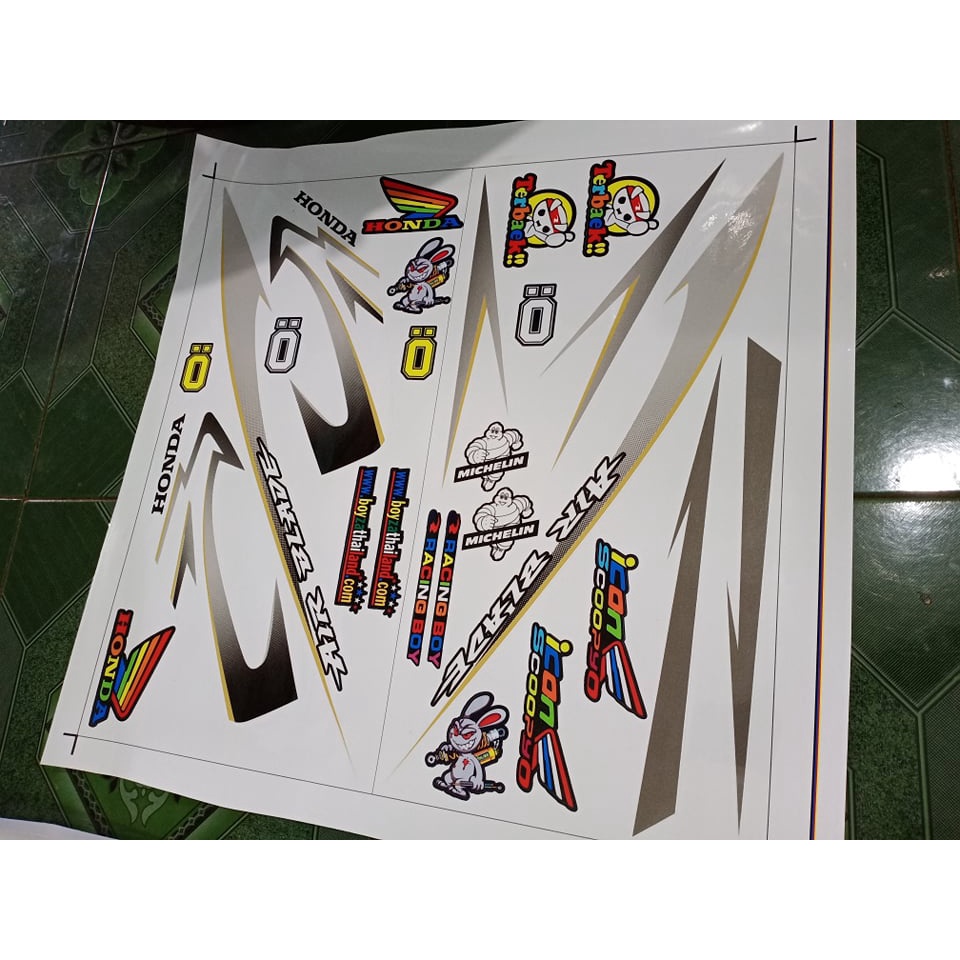 Tem rời AB 2009 đen xám