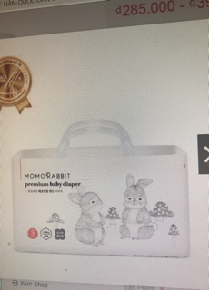 Bỉm momo rabbit Hàn Quốc Dán M44